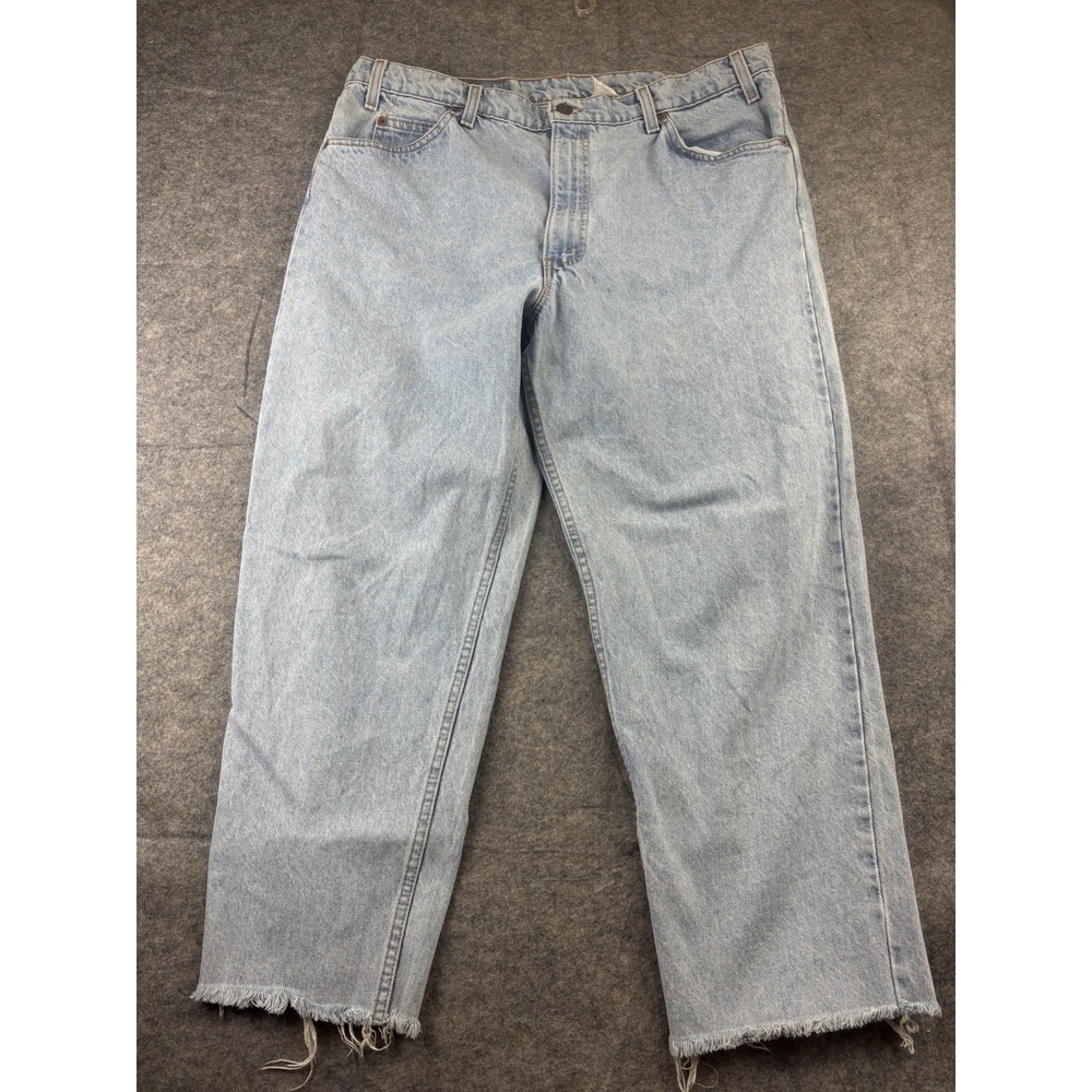 VTG Levis 550 Jeans Mens 40x32 (38x27) Orange Tab Relaxed Fit Made USA Denim 90s